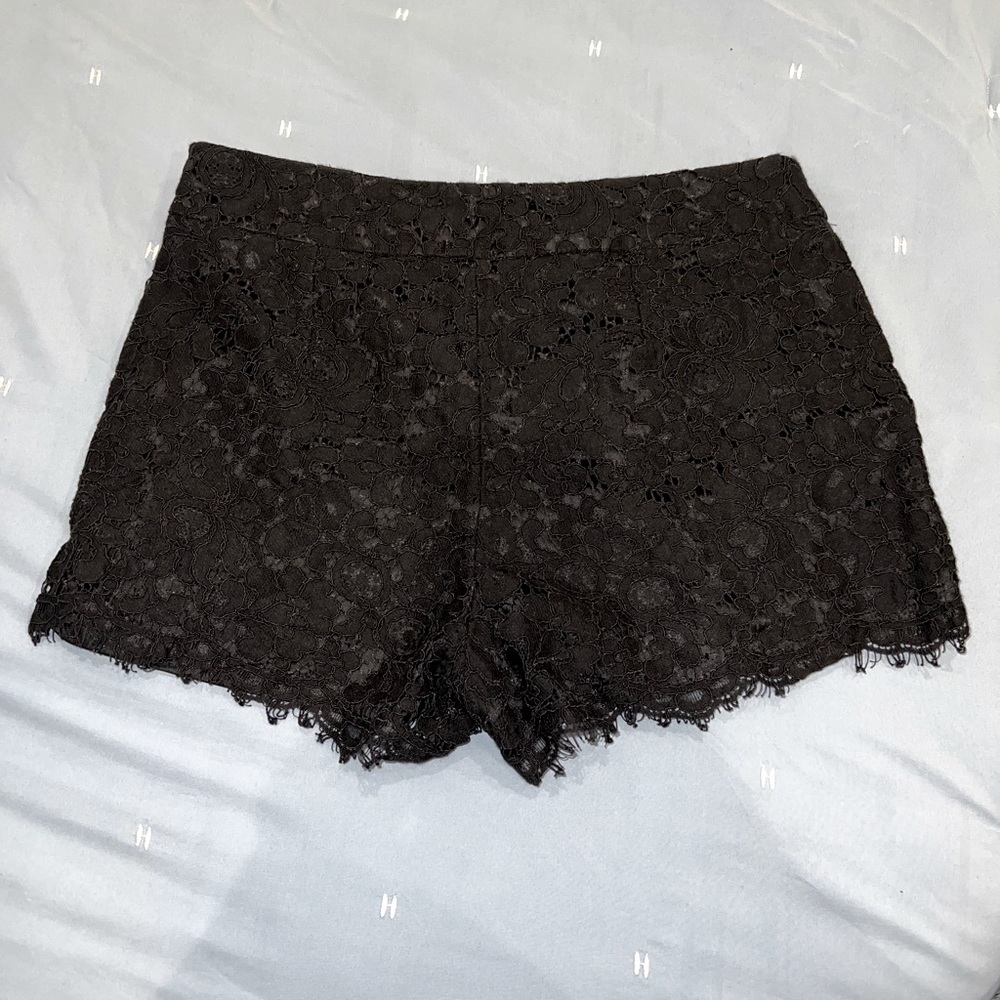 Express lace shorts